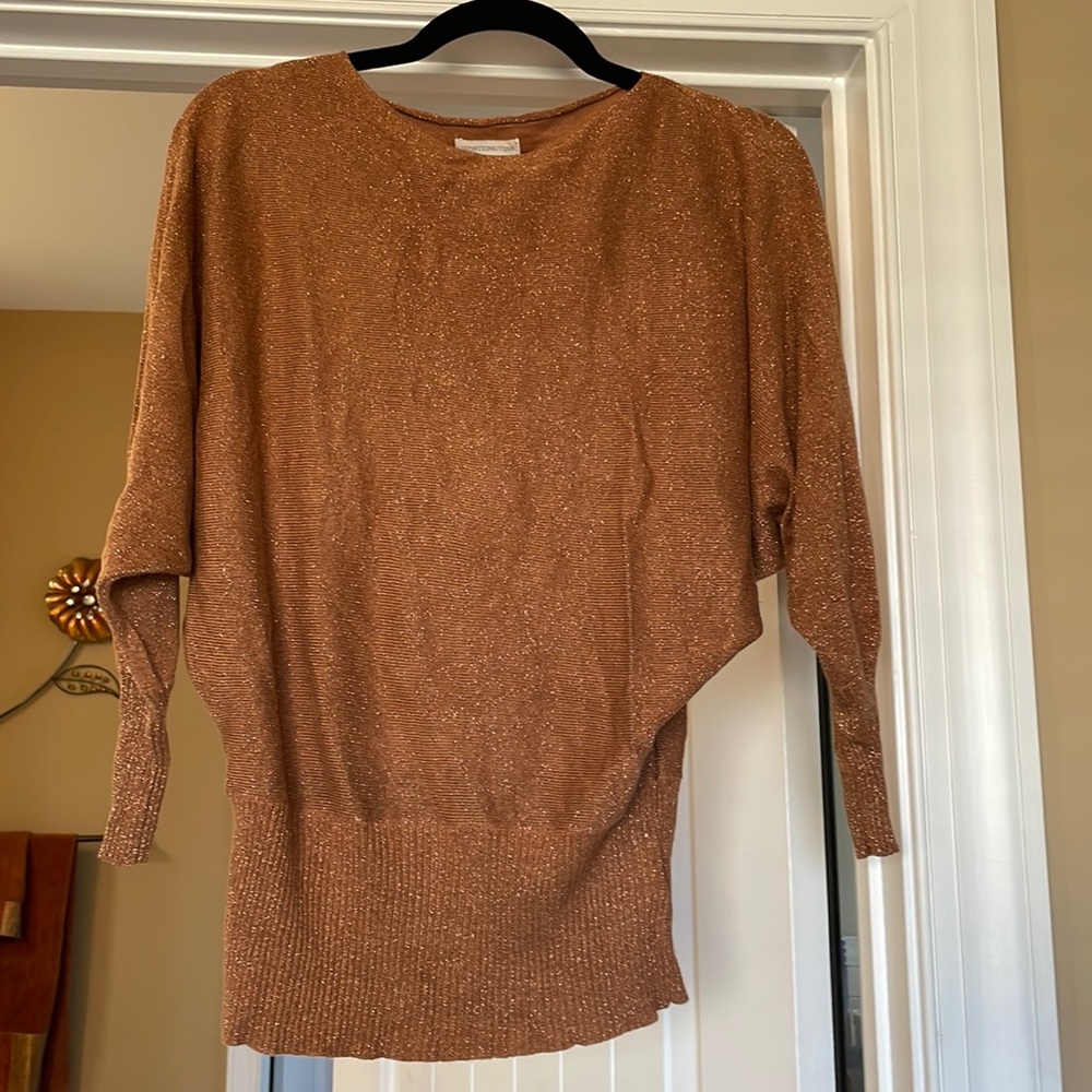 Sparkle gold sweater